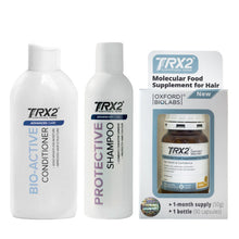 TRX2® Molecular Supplement for Hair + TRX2® Protective Shampoo + TRX2® Bio-Active Conditioner Bundle