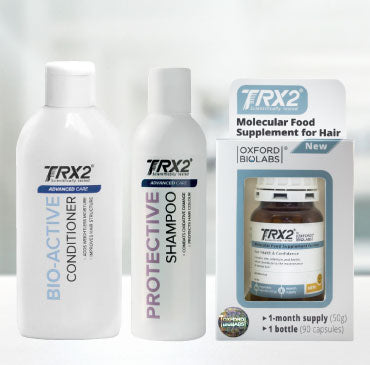 TRX2® Molecular Supplement for Hair + TRX2® Protective Shampoo + TRX2® Bio-Active Conditioner Bundle